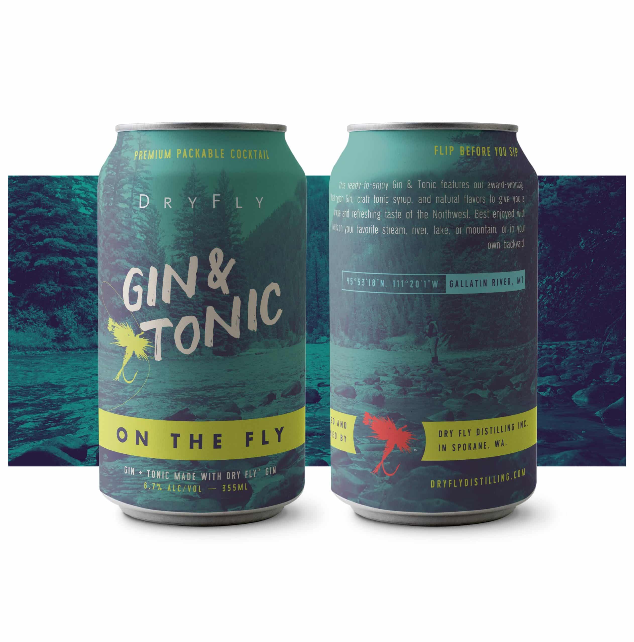 Dry Fly Gin and Tonic Canned Cocktail