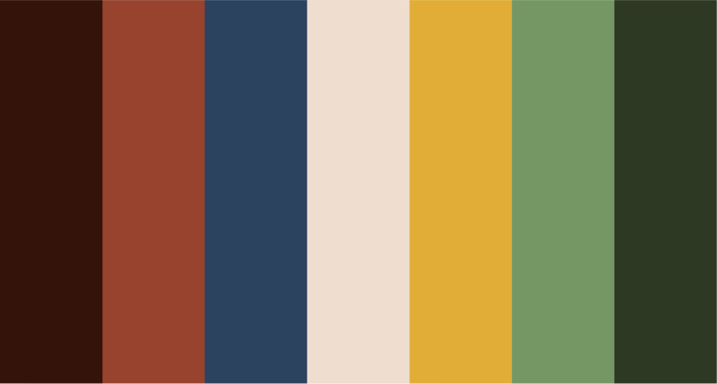 Earthy color palette