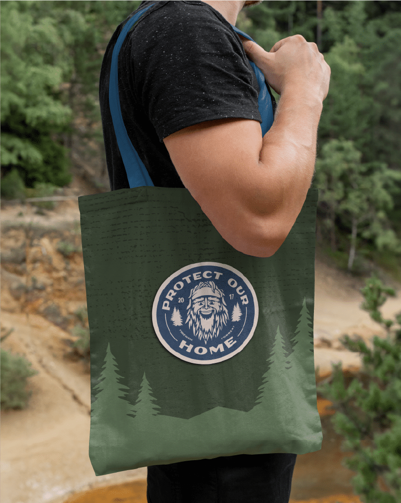 Protect Our Home tote bag.