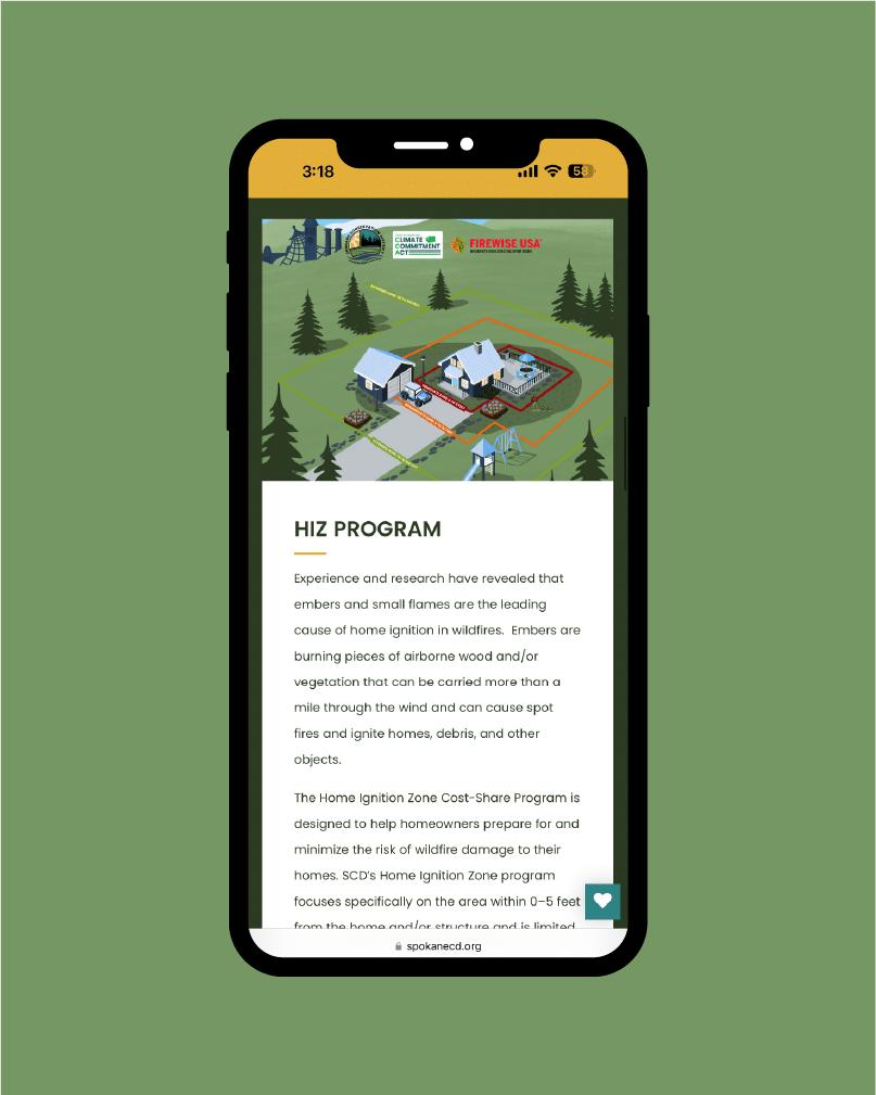 HIZ program on a smartphone