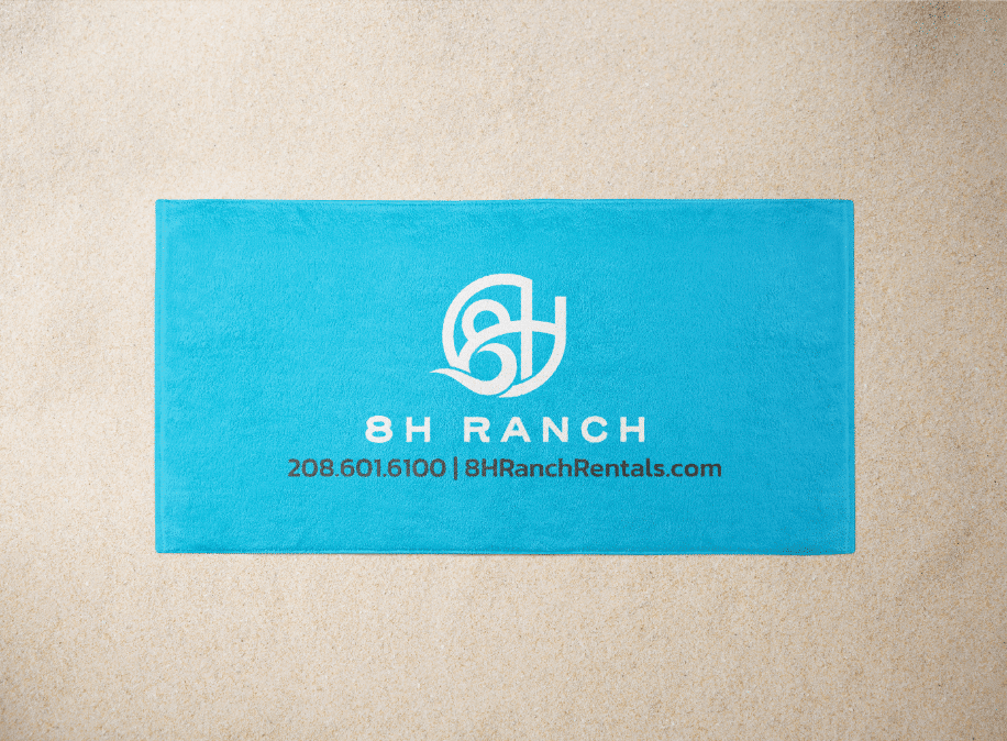 8H Flat Lay Towel Mockup