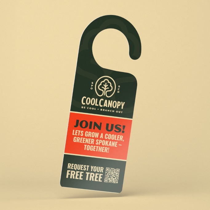 CoolCanopy Doorhanger mockup