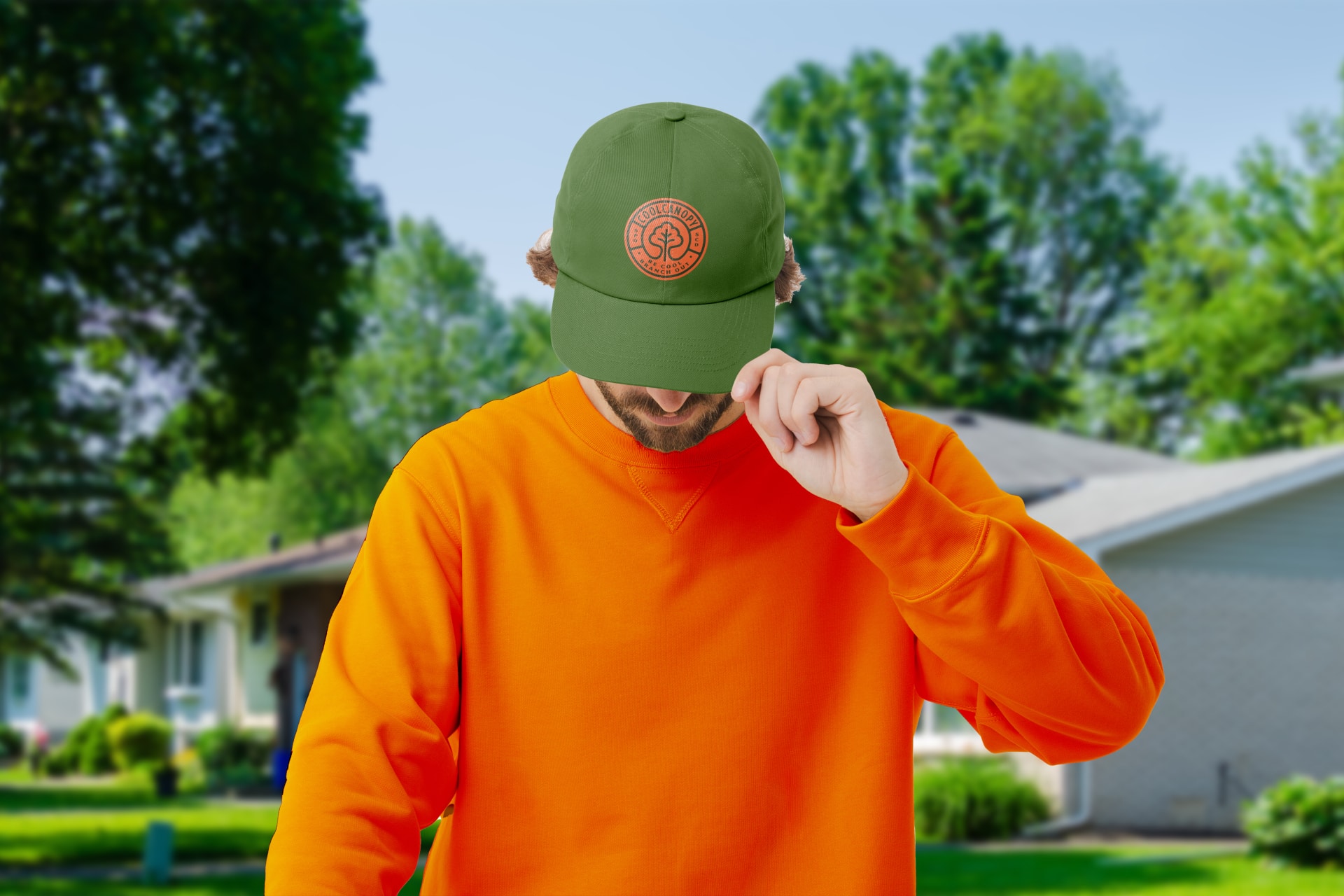 CoolCanopy Hat mockup