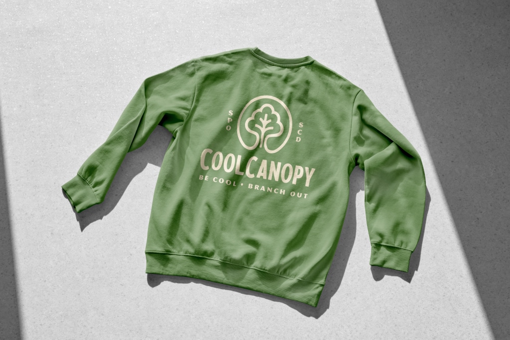 CoolCanopy Sweatshirt mockup