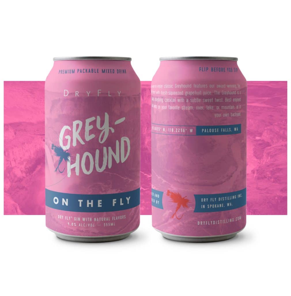 DryFly Canned Cocktails Grey Hound can mockup