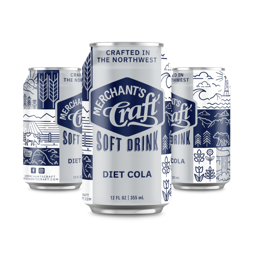 Merchant's Craft Packaging Diet Cola