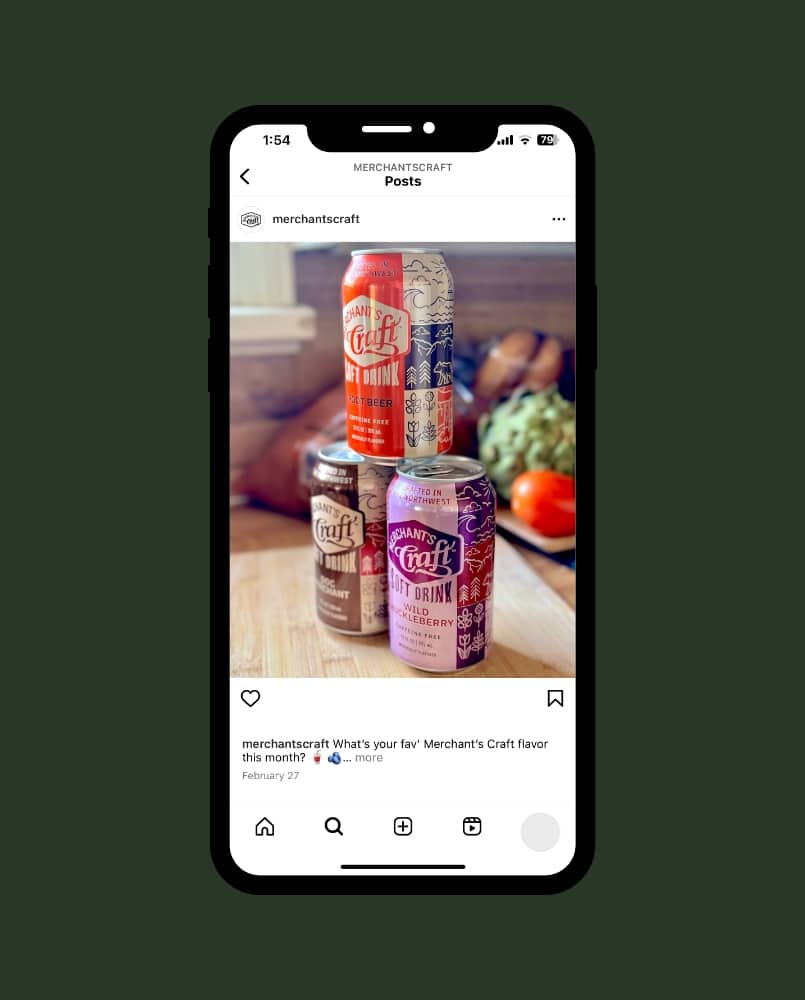 Merchant's Craft Phone Social Feed