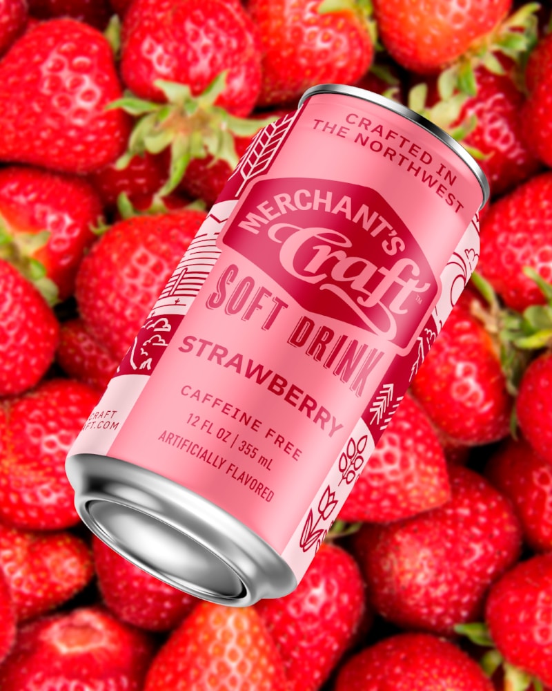 Merchant's Craft Strawberry Background