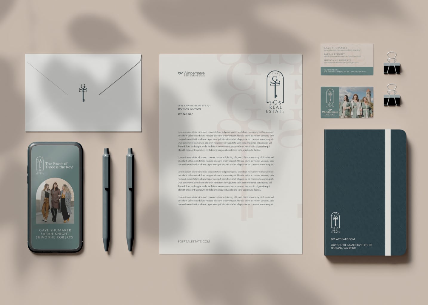 SGS Stationery Mockup