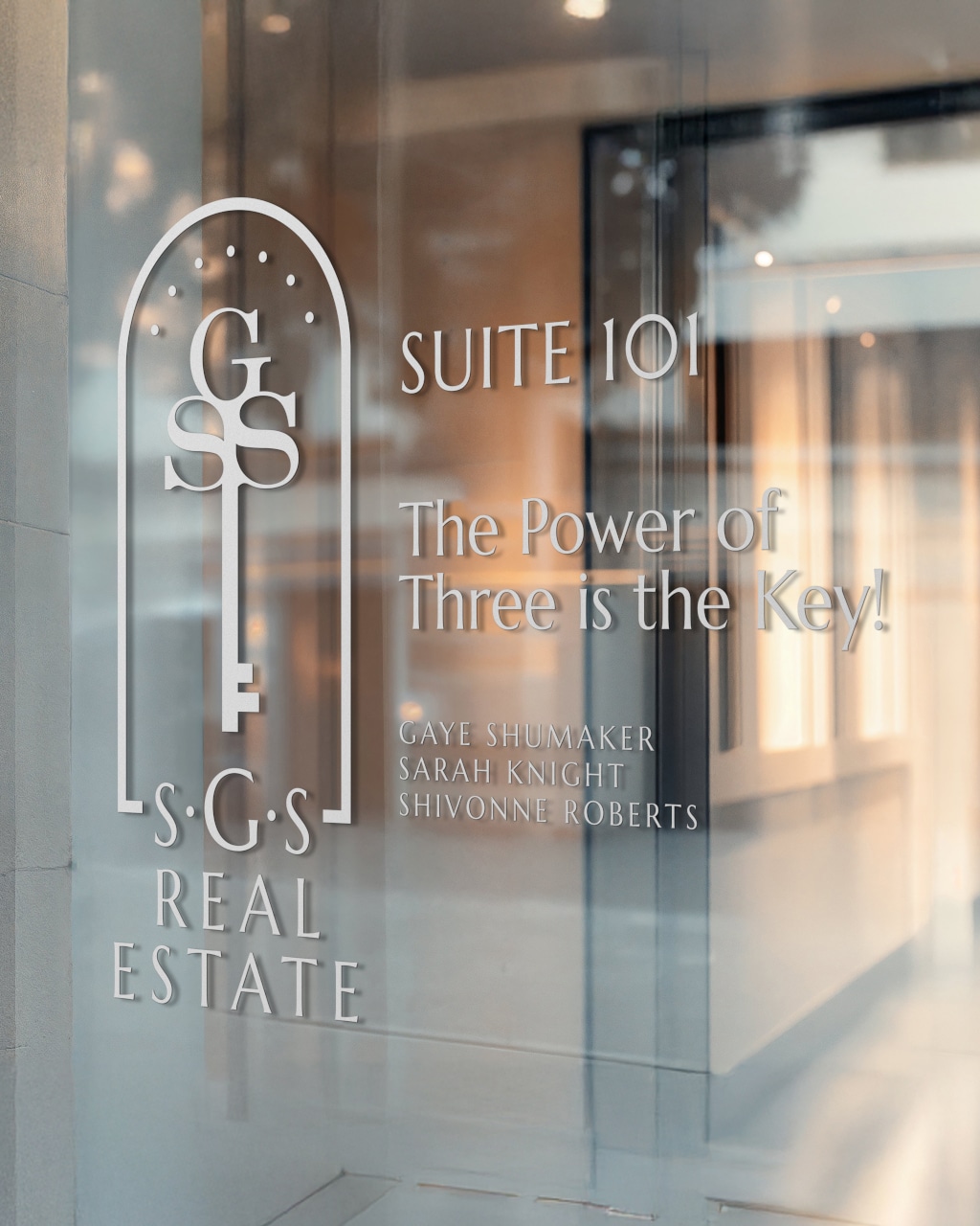 SGS window logo mockup