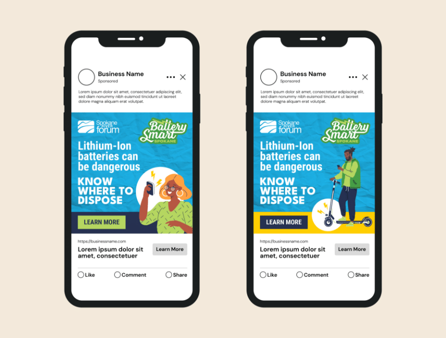 SRF Lithium Battery Ads