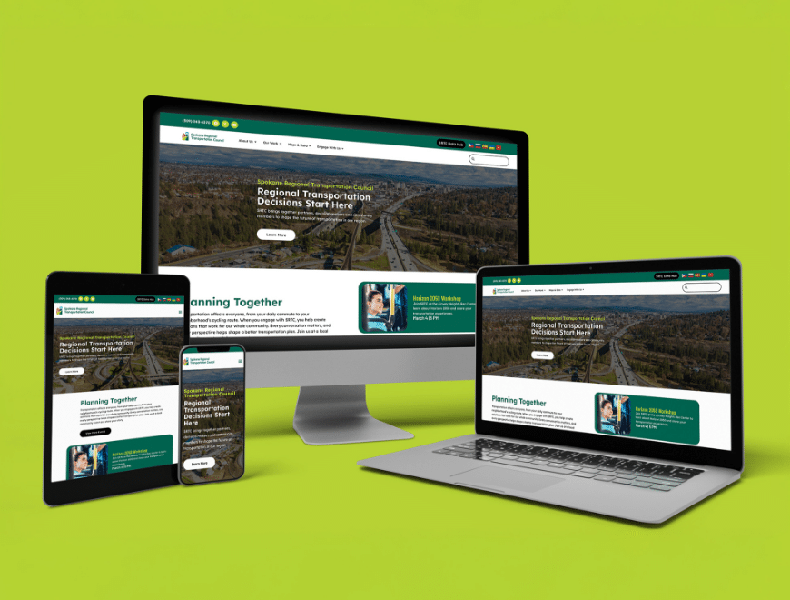 SRTC Website Mockup 4 Devices