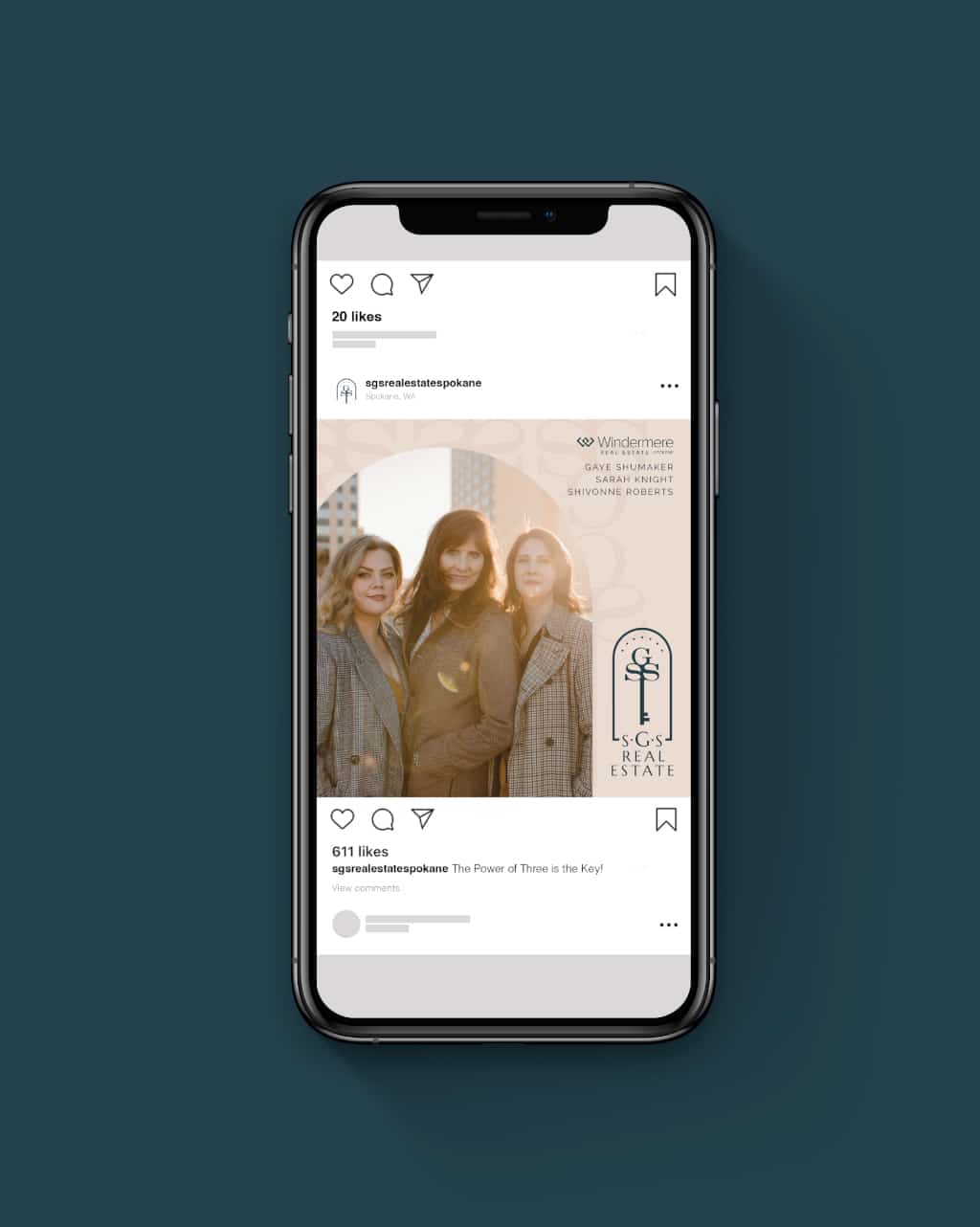 SGS Social Posts mockup