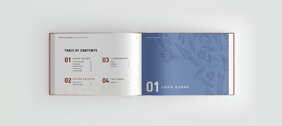 The Scale House Style Guide Mockup
