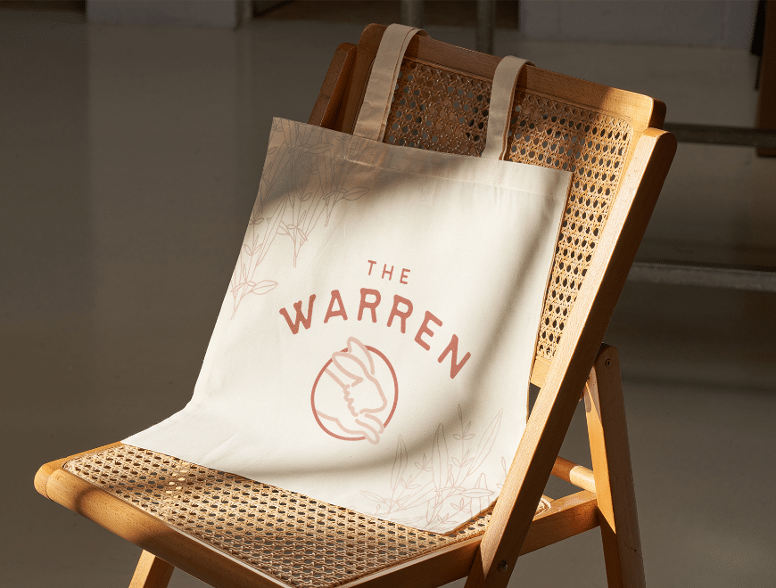 The Warren Canvas Bag Mockup
