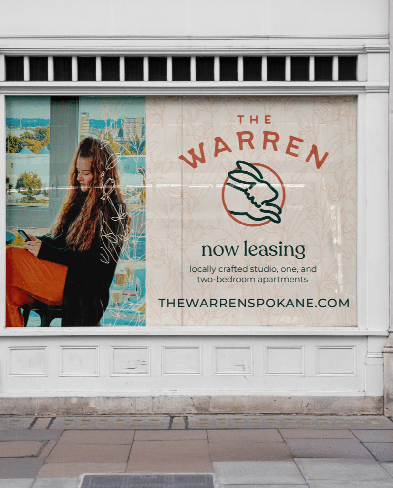 The Warren Window poster mockup