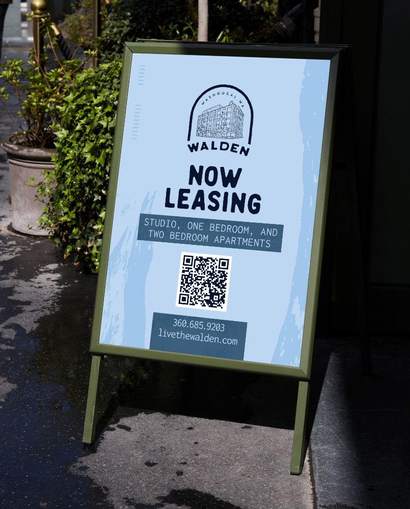 Walden A frame mockup