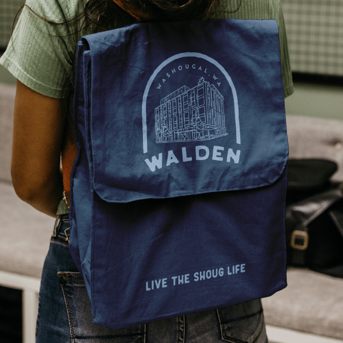 Walden backpack mockup