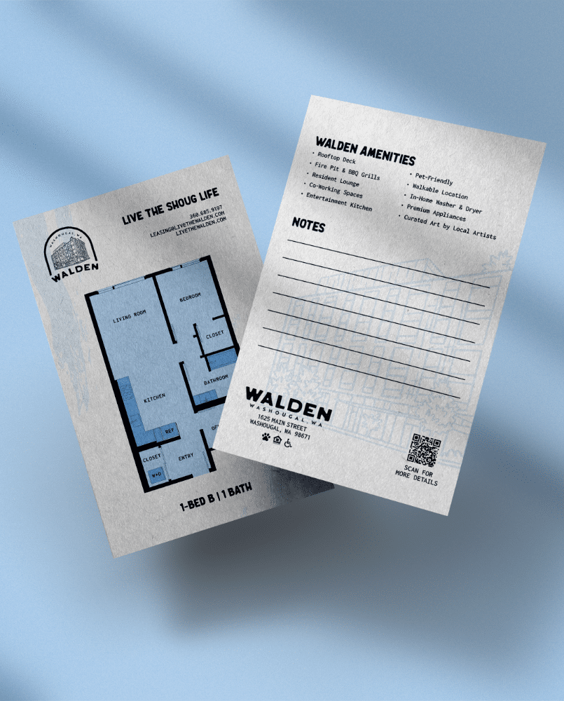 Walden Handouts mockup