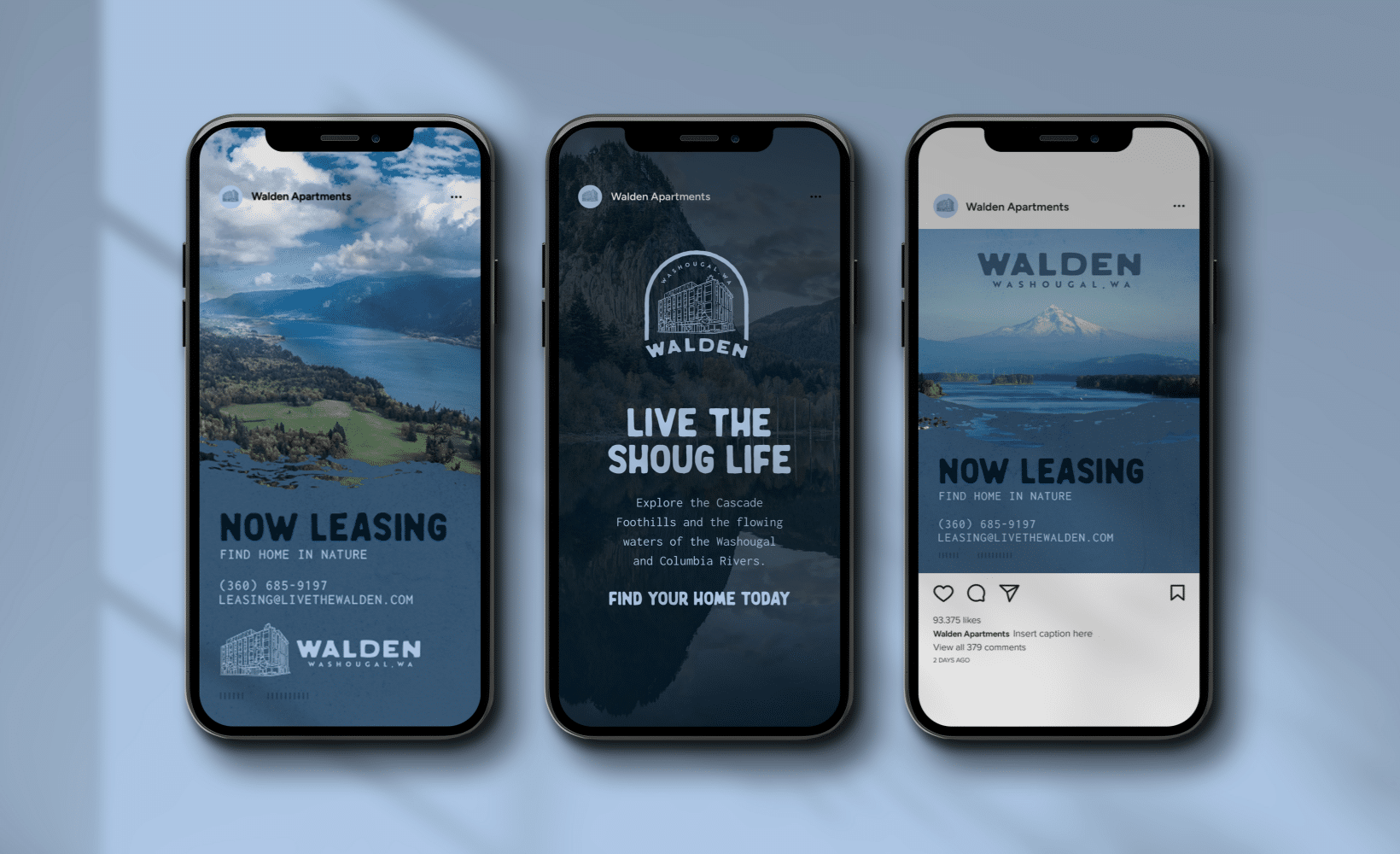 Walden phone mockup
